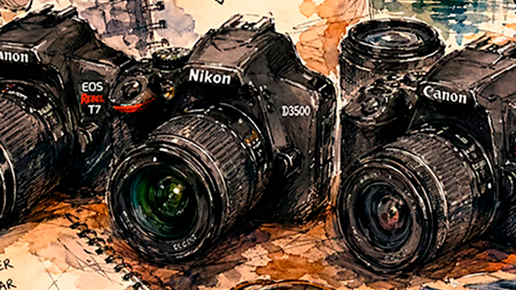 Melhores Câmeras DSLR Baratas para Iniciantes: Qual Escolher em 2026?