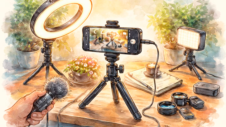 Acessórios para fotografia com celular: guia completo para fotos e vídeos profissionais